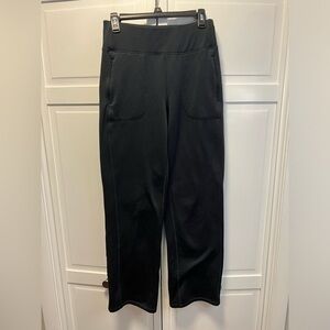 Lands’ End Fleece Lined Yoga Pants Size Women’s Small (6-8) Color Black